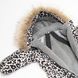 Winter waterproof snowsuit Apollo Leopard faux fur trim