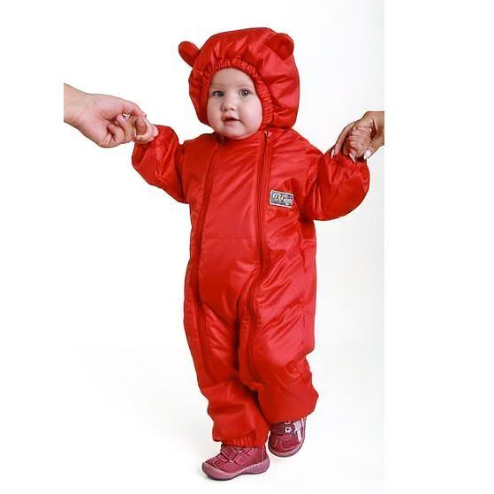 Baby snowsuit/sleeping bag Discovery Red - DoRechi