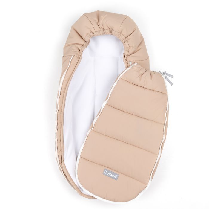 Baby XS fleece Latte winter cocoon