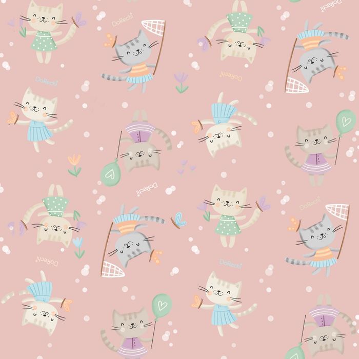 Seat Liner Kittens/Pink