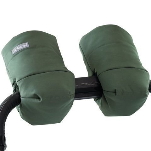 Handmuffs with fleece Green