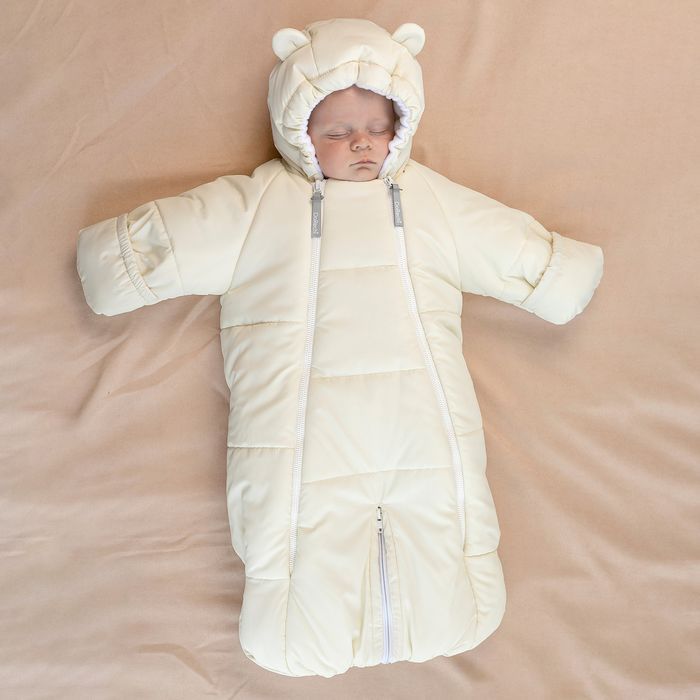 Baby snowsuit/sleeping bag Discovery Milk 2083 foto