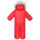 Baby snowsuit/sleeping bag with trim fur Discovery Red - photo 2