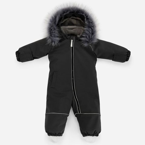 Комбінезон зимовий Apollo Чорний з опушкою, 74-80