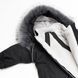 Winter waterproof snowsuit Apollo Black faux fur trim