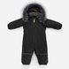 Winter waterproof snowsuit Apollo Black faux fur trim
